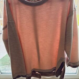 Cozy Pink and Mauve oversized Women's Sweater